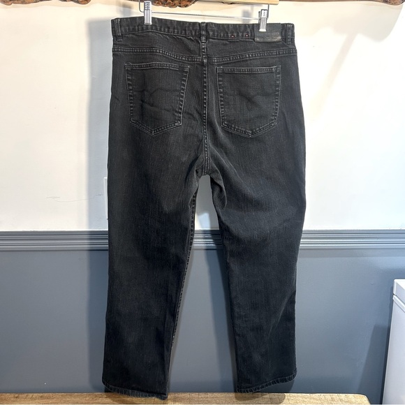 Dark/ Black Wash Ralph Lauren Straight Leg Jeans Size 16 - Picture 3 of 12